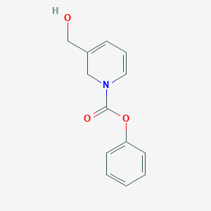 molecular formula C13H13NO3 B1620889 Phenyl 3-(hydroxymethyl)-2H-pyridine-1-carboxylate CAS No. 323201-22-5