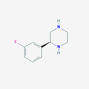 (2S)-2-(3-fluorophenyl)piperazine