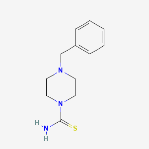 molecular formula C12H17N3S B1620897 4-benzylpiperazine-1-carbothioamide CAS No. 23111-81-1