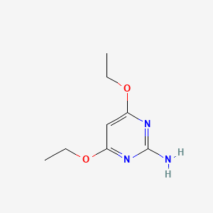 molecular formula C8H13N3O2 B1620901 4,6-Diethoxypyrimidin-2-amine CAS No. 90154-00-0