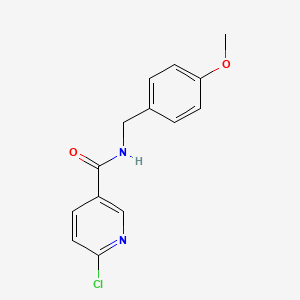 6-Chloro-N-(4-methoxy-benzyl)-nicotinamide