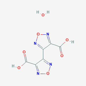 molecular formula C6H4N4O7 B1620914 3,3'-Dicarboxy-4,4'-difurazan hydrate CAS No. 306935-61-5