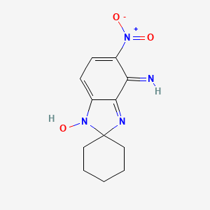 1-Hydroxy-5-nitrospiro[benzimidazole-2,1'-cyclohexane]-4-imine