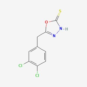 molecular formula C9H6Cl2N2OS B1620921 5-(3,4-Dichlorobenzyl)-1,3,4-oxadiazole-2-thiol CAS No. 306936-93-6