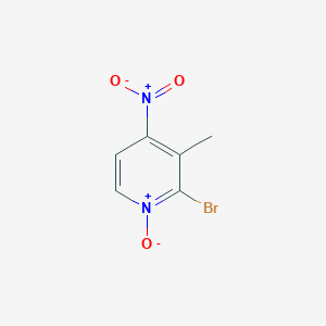 molecular formula C6H5BrN2O3 B1620927 2-Bromo-3-methyl-4-nitropyridine 1-oxide CAS No. 60323-97-9