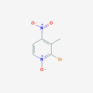 molecular formula C6H5BrN2O3 B1620927 Pyridine, 2-bromo-3-methyl-4-nitro-, 1-oxide CAS No. 60323-97-9