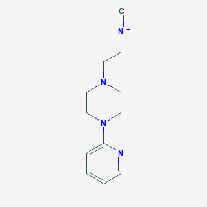 molecular formula C12H16N4 B1620941 1-(2-Isocyanoethyl)-4-(pyridin-2-yl)piperazine CAS No. 602267-26-5
