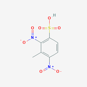 molecular formula C7H6N2O7S B1620945 2,6-Dinitrotoluene-3-sulfonic acid CAS No. 226711-10-0