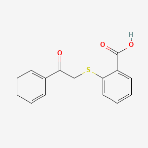 2-[(2-Oxo-2-phenylethyl)thio]benzoic acid