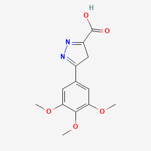 5-(3,4,5-trimethoxyphenyl)-4H-pyrazole-3-carboxylic Acid