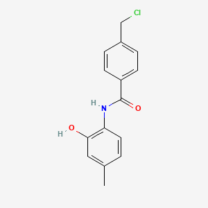 4-(chloromethyl)-N-(2-hydroxy-4-methylphenyl)benzamide