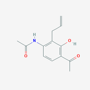 N1-(4-acetyl-2-allyl-3-hydroxyphenyl)acetamide