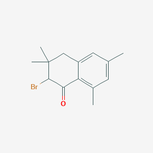 2-Bromo-3,3,6,8-tetramethyl-1,2,3,4-tetrahydronaphthalen-1-one
