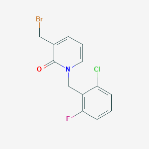 3-(Bromomethyl)-1-(2-chloro-6-fluorobenzyl)-1,2-dihydro-2-pyridinone