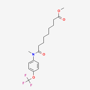 Methyl 9-[methyl-4-(trifluoromethoxy)anilino]-9-oxononanoate