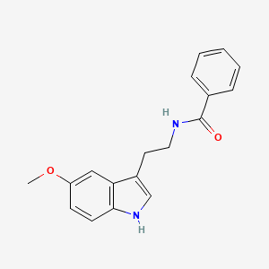 N-[2-(5-methoxy-1H-indol-3-yl)ethyl]benzamide
