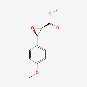 molecular formula C30H37N3O6S3 B1620996 methyl (2R,3S)-3-(4-methoxyphenyl)oxirane-2-carboxylate CAS No. 96125-49-4