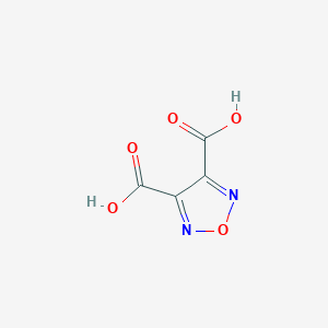molecular formula C4H2N2O5 B1621004 1,2,5-Oxadiazole-3,4-dicarboxylic acid CAS No. 48113-77-5