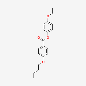 molecular formula C19H22O4 B1621012 (4-Ethoxyphenyl) 4-butoxybenzoate CAS No. 53146-63-7