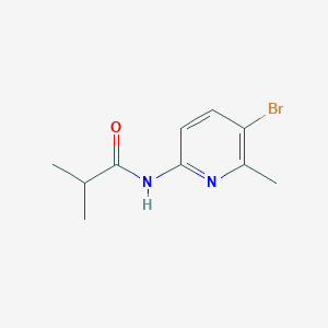 N-(5-bromo-6-methylpyridin-2-yl)-2-methylpropanamide