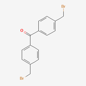 molecular formula C15H12Br2O B1621020 4,4'-Bis(bromomethyl)benzophenone CAS No. 31352-40-6