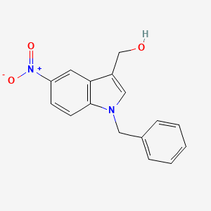 molecular formula C16H14N2O3 B1621028 (1-benzyl-5-nitro-1H-3-indolyl)methanol CAS No. 300664-55-5