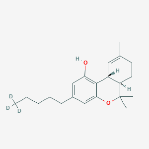 molecular formula C21H27D3O2 B162103 (-)-delta-9-Thc (D3) CAS No. 81586-39-2