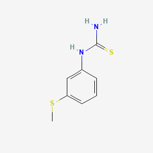 molecular formula C8H10N2S2 B1621030 1-[3-(Methylthio)phenyl]-2-thiourea CAS No. 71205-41-9