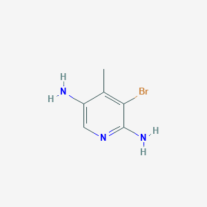 molecular formula C6H8BrN3 B1621032 2,5-Diamino-3-bromo-4-picoline CAS No. 929976-62-5