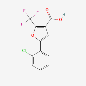 5-(2-chlorophenyl)-2-(trifluoromethyl)furan-3-carboxylic Acid