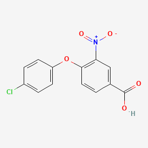 4-(4-Chlorophenoxy)-3-nitrobenzoic acid