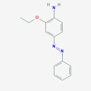 molecular formula C14H15N3O B162104 3-乙氧基-4-氨基偶氮苯 CAS No. 126335-27-1