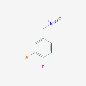molecular formula C8H5BrFN B1621043 3-Bromo-4-fluorobenzylisocyanide CAS No. 728920-04-5
