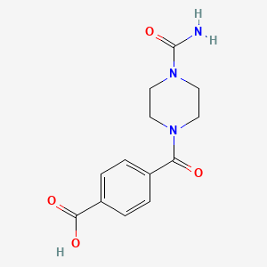 4-(4-carbamoylpiperazine-1-carbonyl)benzoic Acid