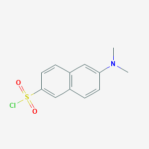 molecular formula C12H12ClNO2S B1621055 2-Dimethylaminonaphthalene-6-sulfonyl chloride CAS No. 60151-27-1