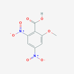 molecular formula C8H6N2O7 B1621057 2-Methoxy-4,6-dinitrobenzoic acid CAS No. 95192-63-5