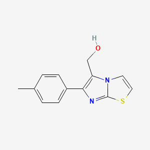 [6-(4-Methylphenyl)imidazo[2,1-b][1,3]thiazol-5-yl]methanol