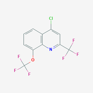 4-Chloro-8-(trifluoromethoxy)-2-(trifluoromethyl)quinoline