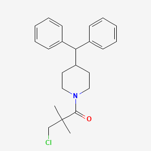 1-(4-Benzhydrylpiperidino)-3-Chloro-2,2-Dimethylpropan-1-One