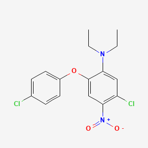 5-Chloro-2-(4-chlorophenoxy)-N,N-diethyl-4-nitroaniline