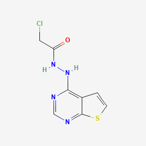 N'1-thieno[2,3-d]pyrimidin-4-yl-2-chloroethanohydrazide