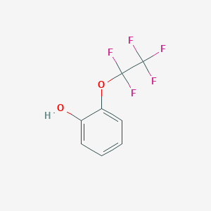 molecular formula C8H5F5O2 B1621099 2-(1,1,2,2,2-Pentafluoroethoxy)phenol CAS No. 60702-00-3
