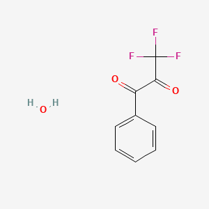 molecular formula C9H7F3O3 B1621100 3,3,3-Trifluoro-1-phenylpropane-1,2-dione hydrate CAS No. 314041-39-9