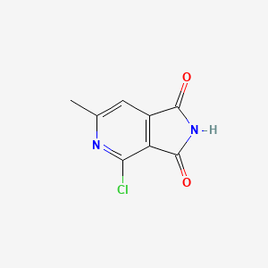 molecular formula C8H5ClN2O2 B1621104 4-Chloro-6-methyl-2,3-dihydro-1H-pyrrolo[3,4-C]pyridine-1,3-dione CAS No. 40107-91-3