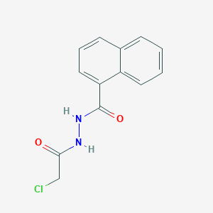 molecular formula C13H11ClN2O2 B1621112 N'-(2-chloroacetyl)-1-naphthohydrazide CAS No. 300665-46-7