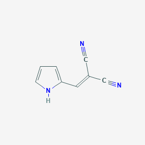 molecular formula C8H5N3 B1621117 2-(1H-pyrrol-2-ylmethylene)malononitrile CAS No. 15031-03-5