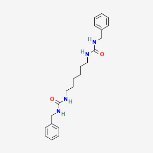 Urea, N,N''-1,6-hexanediylbis[N'-(phenylmethyl)-