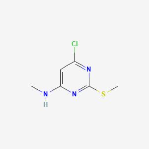molecular formula C6H8ClN3S B1621146 6-chloro-N-methyl-2-(methylsulfanyl)-4-pyrimidinamine CAS No. 478258-67-2