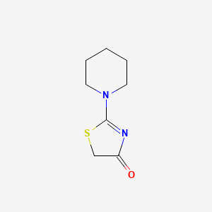 molecular formula C8H12N2OS B1621147 2-piperidin-1-yl-1,3-thiazol-4(5H)-one CAS No. 31101-37-8