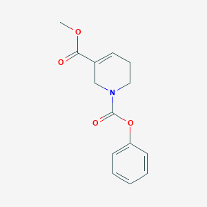 molecular formula C14H15NO4 B1621148 5-O-methyl 1-O-phenyl 3,6-dihydro-2H-pyridine-1,5-dicarboxylate CAS No. 323201-17-8